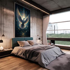 Quadro Decorativo Pomba da Liberdade Celestial