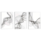 Quadro Decorativo: Elegância Abstrata Preto e Branco