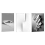 Quadro Decorativo: Elegância Moderna em Preto e Branco