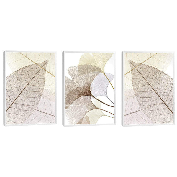 Quadro Decorativo Folhas de Ginkgo - Toque de Natureza Exclusivo