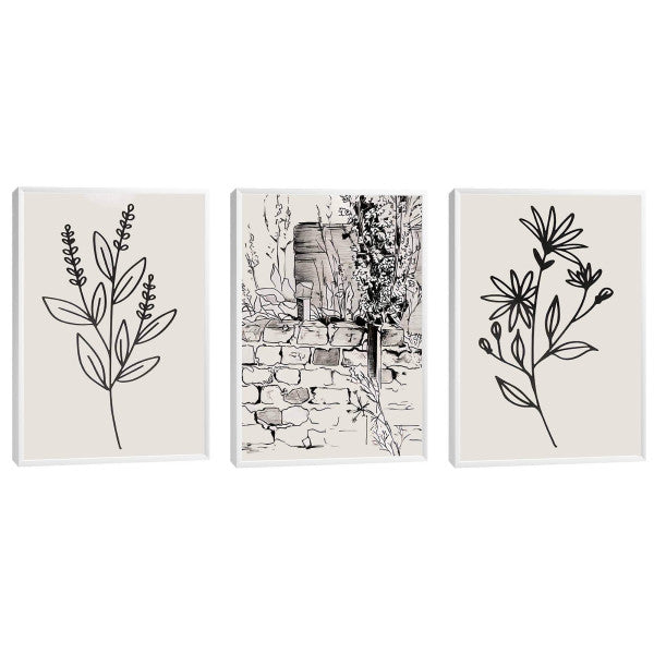 Quadro Decorativo Botânica Elegante - Toque Natural Único
