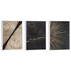 Quadro Decorativo Deslumbre Dourado Luxo e Sofisticação