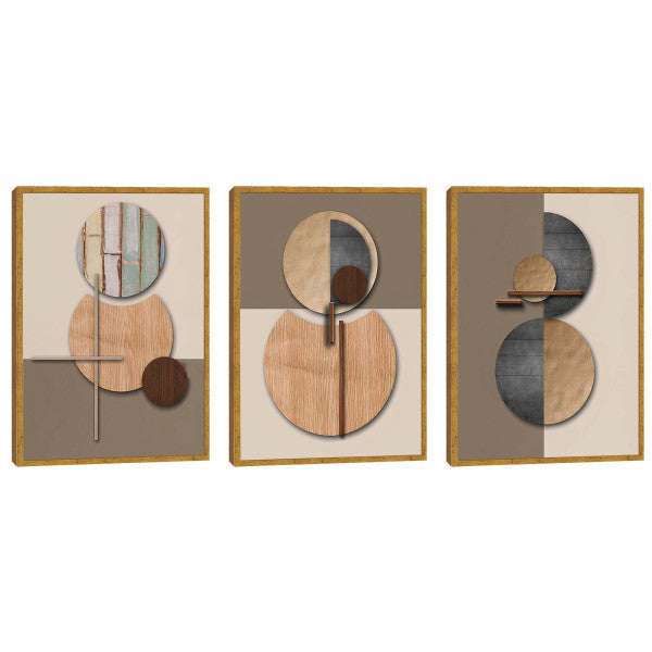 Quadro Decorativo: Abstração Vibrante - Um Toque de Classe