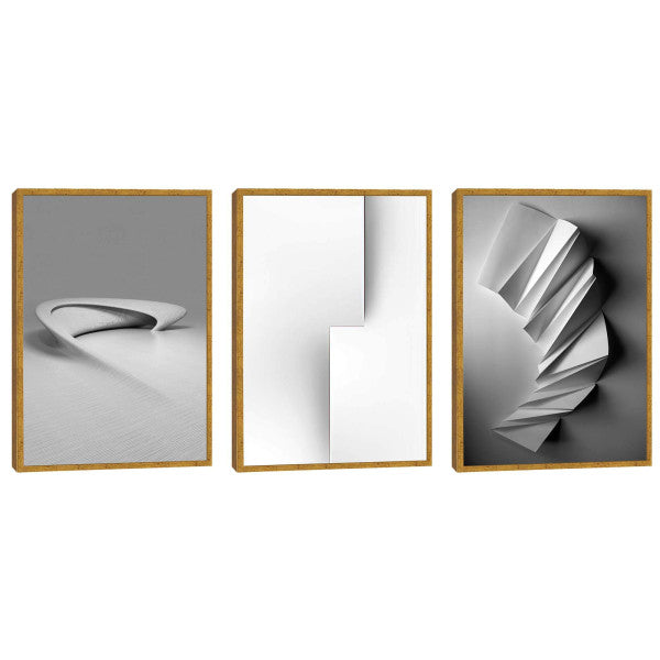 Quadro Decorativo: Elegância Moderna em Preto e Branco