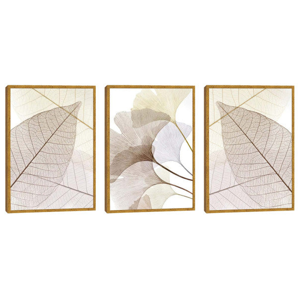 Quadro Decorativo Folhas de Ginkgo - Toque de Natureza Exclusivo