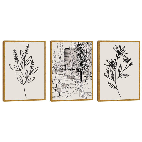 Quadro Decorativo Botânica Elegante - Toque Natural Único