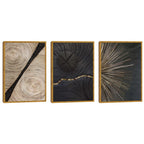 Quadro Decorativo Deslumbre Dourado Luxo e Sofisticação