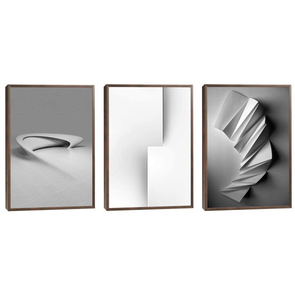 Quadro Decorativo: Elegância Moderna em Preto e Branco