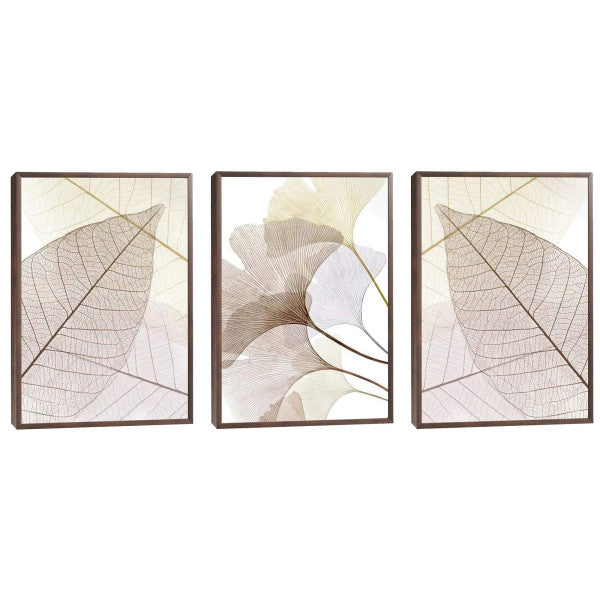 Quadro Decorativo Folhas de Ginkgo - Toque de Natureza Exclusivo