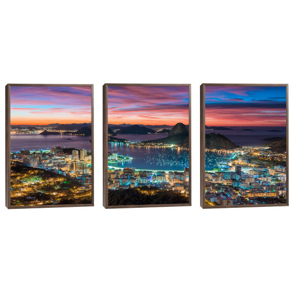 Quadro Decorativo: Anoitecer Magnífico no Rio