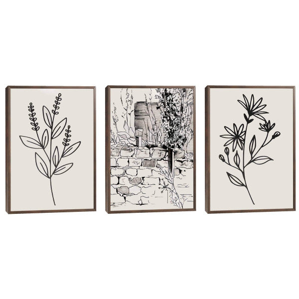 Quadro Decorativo Botânica Elegante - Toque Natural Único