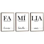 Quadro Decorativo 'Inspire': Letras que Transformam