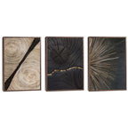 Quadro Decorativo Deslumbre Dourado Luxo e Sofisticação
