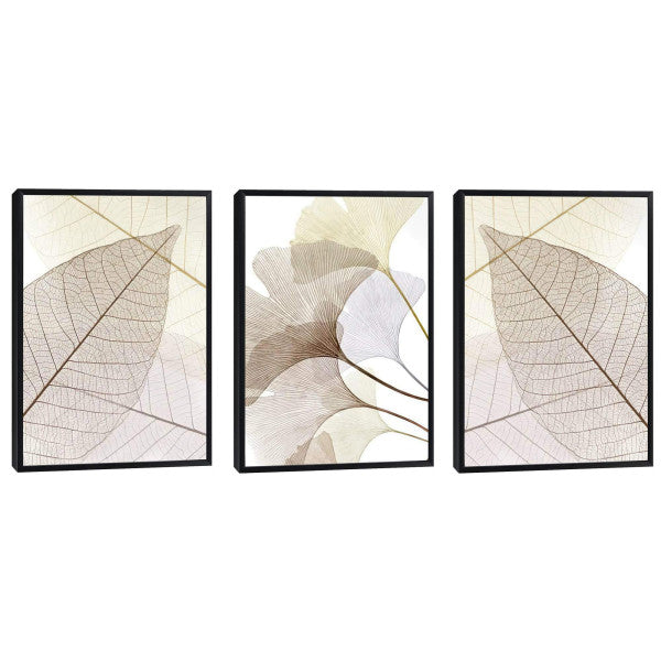 Quadro Decorativo Folhas de Ginkgo - Toque de Natureza Exclusivo