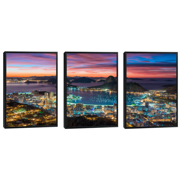 Quadro Decorativo: Anoitecer Magnífico no Rio