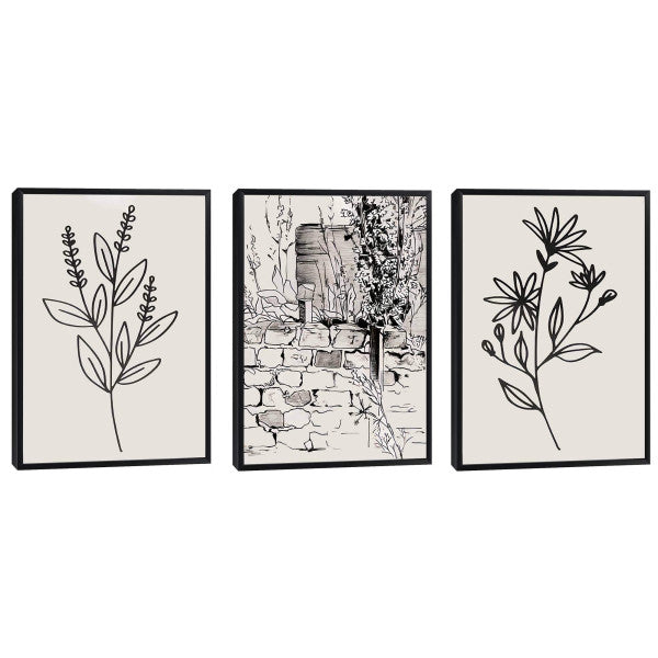 Quadro Decorativo Botânica Elegante - Toque Natural Único