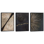 Quadro Decorativo Deslumbre Dourado Luxo e Sofisticação