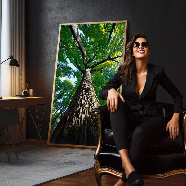 Quadro Decorativo Tronco da Vida com Força