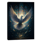 Quadro Decorativo Pomba da Liberdade Celestial