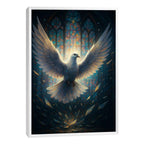 Quadro Decorativo Pomba da Liberdade Celestial