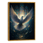 Quadro Decorativo Pomba da Liberdade Celestial