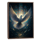 Quadro Decorativo Pomba da Liberdade Celestial