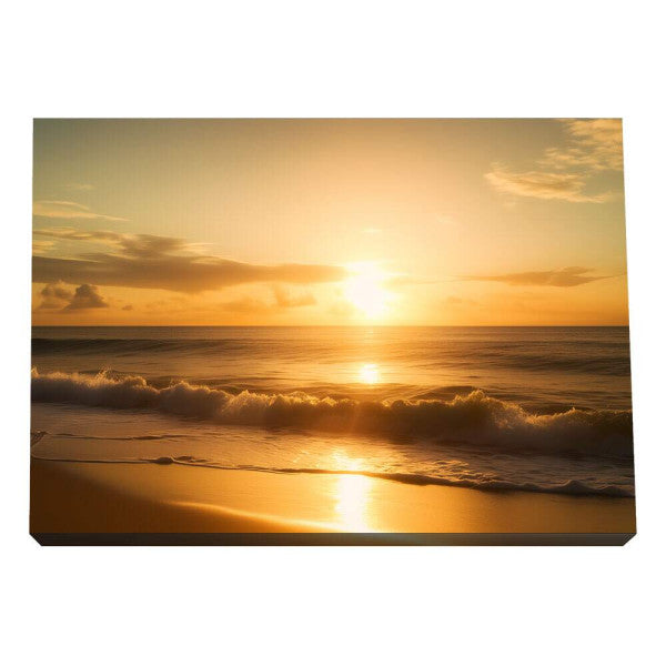 Quadro Decorativo Pôr do Sol com Serenidade
