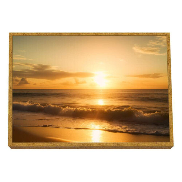 Quadro Decorativo Pôr do Sol com Serenidade