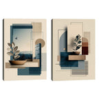 Quadro Decorativo Moderno Geometria Serene