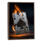 Quadro Decorativo Ás de Espadas Dramático