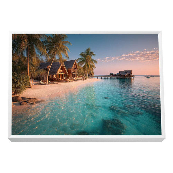 Quadro Decorativo Tropical Sereno