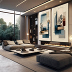 Quadro Decorativo Moderno Geometria Serene
