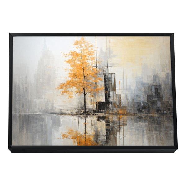 Quadro Decorativo Árvore Laranja Urban Art