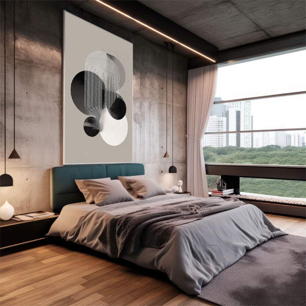 Quadro Decorativo Moderno Geométrico