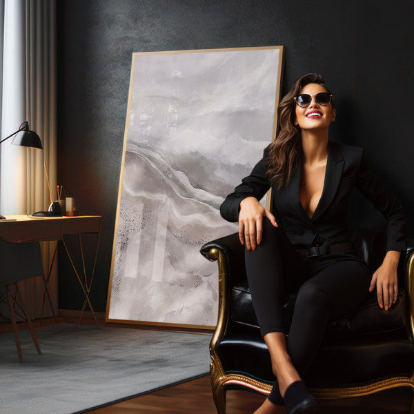 Quadro Decorativo: Inspiração Serena - Descanse os Olhos e a Alma