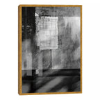Quadro Decorativo: Elegância Monocromática Abstrata