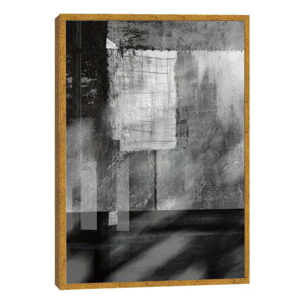 Quadro Decorativo: Elegância Monocromática Abstrata