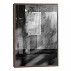 Quadro Decorativo: Elegância Monocromática Abstrata