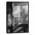 Quadro Decorativo: Elegância Monocromática Abstrata