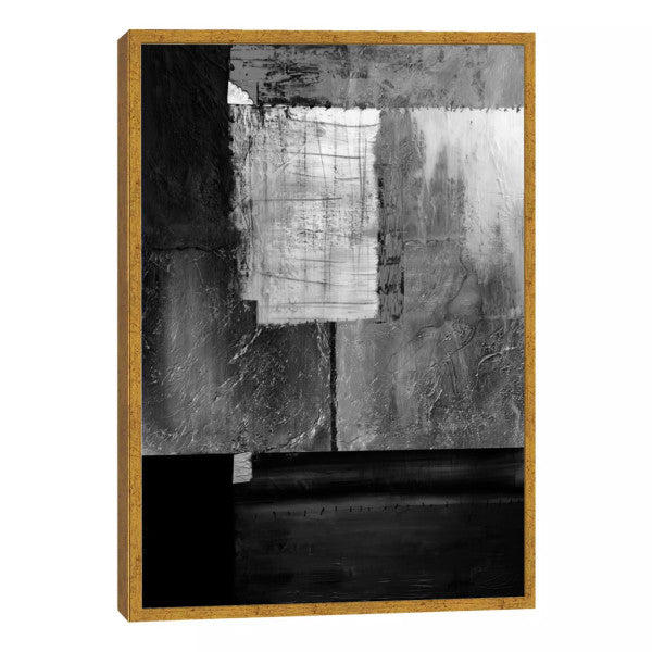 Quadro Decorativo: Elegância Monocromática Abstrata
