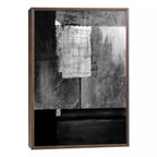 Quadro Decorativo: Elegância Monocromática Abstrata