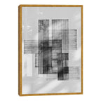 Quadro Decorativo: Elegância Geométrica Preto e Branco