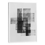 Quadro Decorativo: Elegância Geométrica Preto e Branco