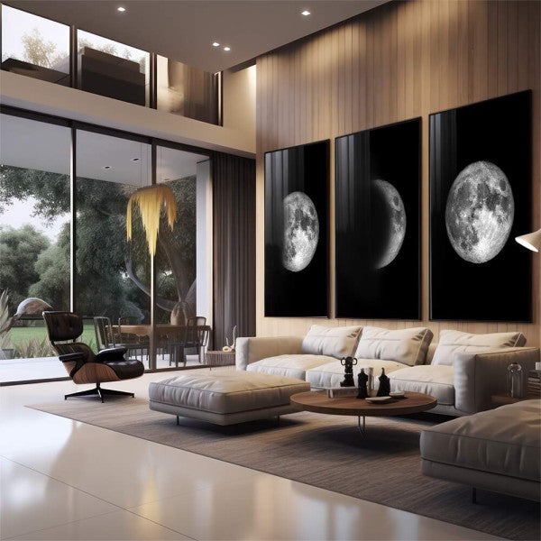 Quadro Decorativo Mistério Lunar: Transforme seu Ambiente