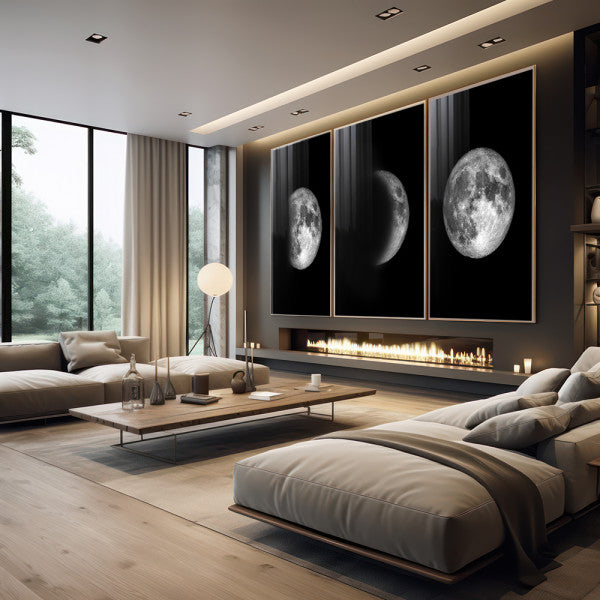 Quadro Decorativo Mistério Lunar: Transforme seu Ambiente