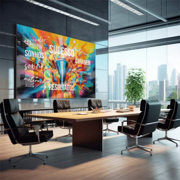 Quadro Decorativo Sucesso Motivacional: Inspire-se!