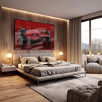 Quadro Decorativo Carro de Corrida: Velocidade e Estilo