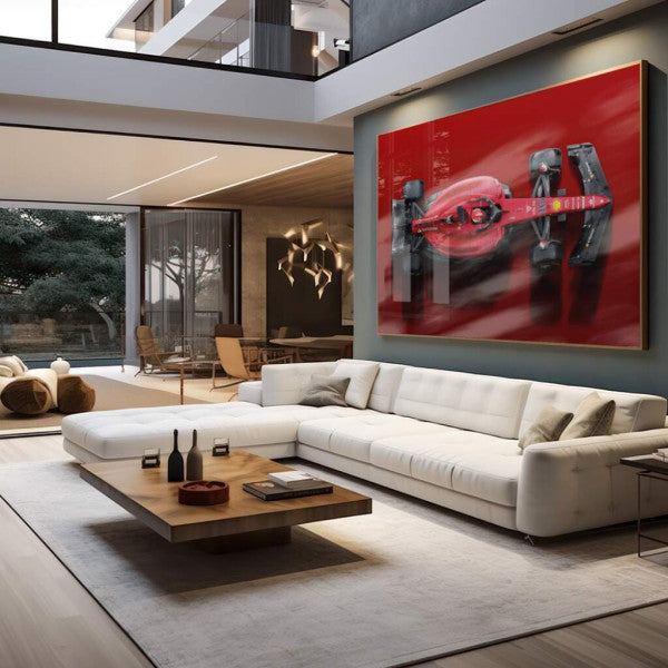 Quadro Decorativo Carro de Corrida: Velocidade e Estilo