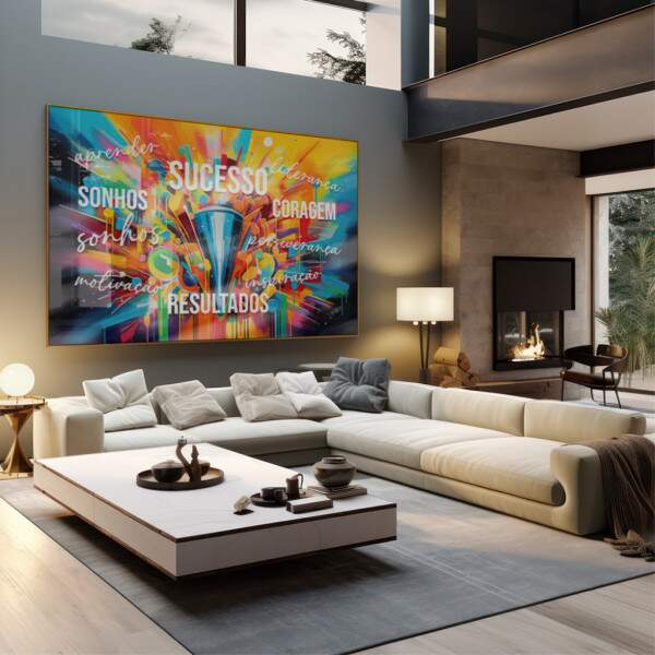 Quadro Decorativo Sucesso Motivacional: Inspire-se!