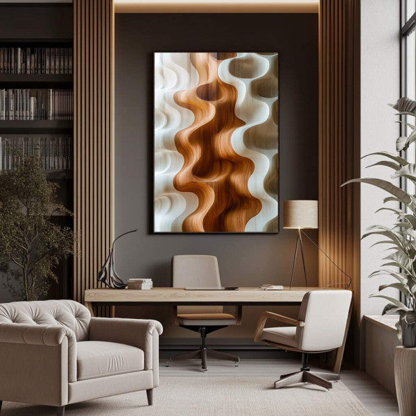 Quadro Decorativo Minimalista Fluido